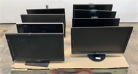 (8) Assorted Monitors