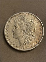 1882 Morgan Silver Dollar