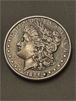 1886 Morgan Silver Dollar