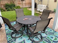 PATIO TABLE MATCHING CHAIRS
