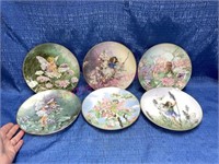 6-Villeroy & Boch Flower Fairies collection plates