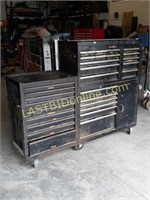Large Black Rolling Tool Cabinet