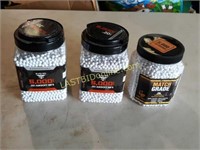 3 New Containers of .20g Airsoft BBs