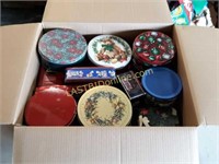 Assorted Decorative & Collectible Tins