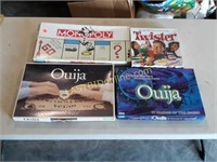 Monopoly, Twister, & Ouija