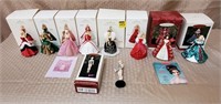 Barbie Hallmark Ornaments with Boxes