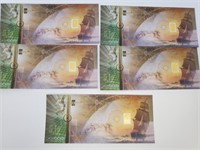 (5) .10Gram Karat Pay Gold Cash Notes
