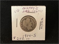 1914S Barber Quarter