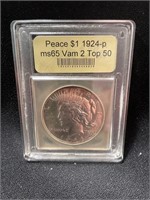 1924 Peace Dollar