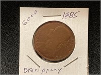 1885 British Penny