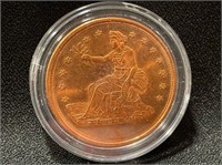 2011 Seated Liberty Copper Round