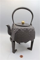 Vintage Japanese Cast Iron Tea Pot