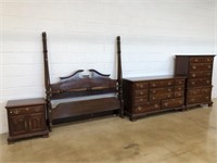 4 Pc. Cherry PA House Bedroom Suite