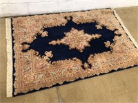 Small Floral Throw Rug