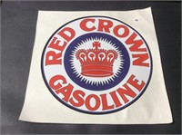 Red Crown Gasoline Decal