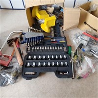 Box of Tools, Sockets, Wrenches, 3 pc Set
