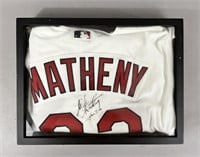 Cardinals No. 22 Mike Matheny Autographed Jersey
