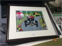 Framed Maud Lewis Print - Afternoon Drive