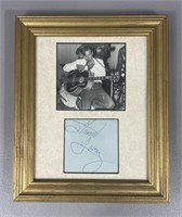 Framed Faron Young Autograph