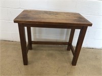 Small Rectangular Wooden Occasional Table