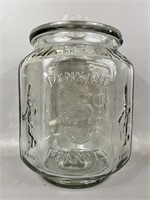 Vintage Planters Lidded Glass Jar
