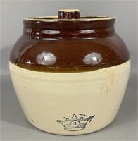 Vintage 3 Qt Robinson Ransbottom Crown Bean Pot