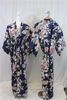 Pr. Japanese Cotton Floral Kimonos