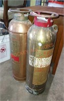 2ct Antique Fire Extinguisher
