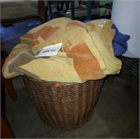 Basket of Towel Linens