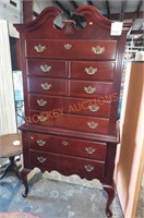 Cherry tall boy Chest of Drawers