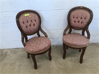 (2) Victorian Side Chairs