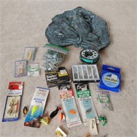 Fishing Tackle and Stepping Stone