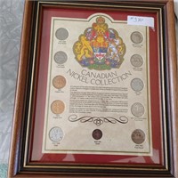 Canadian Nickel Collection Framed