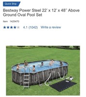 Bestway 22ft x 12ft x 4ff Above Ground Pool