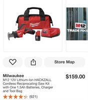 Milwaukee M12 Hackzall Recip Saw Kit