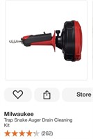 Milwaukee 25’ TrapSnake Auger w/ Cable Drive