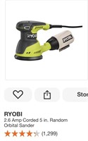 Ryobi 5" Random Orbital Sander