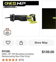 Ryobi 18V One+ HP Reciprocating Saw