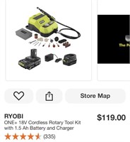 Ryobi 18V One+ Rotary Tool Kit