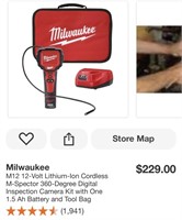 Milwaukee M12 M-Spector Inspection Scope