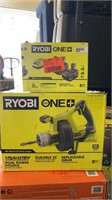 Ryobi 18V 25’ Drain Auger & Batteries
