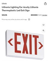 2 Lithonia Lighting LED Exit Signs