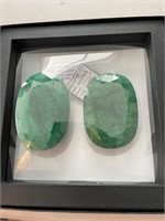 2 Large Emeralds