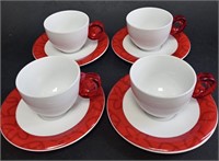 4 Guzzini Gocce Espresso Cups