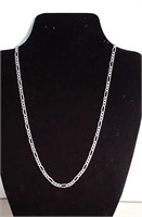 20" Sterling Chain W/ Extra Links Made In Italy
