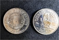 2x Calgary Solar Salute 1979 Stampede Dollars