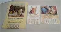 Three Local Calendars From Days Gone By