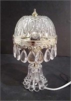 Gorgeous Desk Lamp With Hanging Crystals