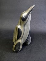 Rare Inuit Penguin Soapstone Carving