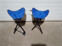 Two Portable Folding Seats